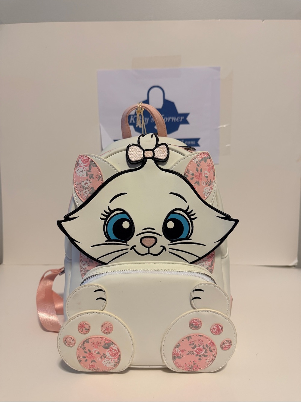 Loungefly Disney’s Aristocats Marie Floral Footsy Backpack